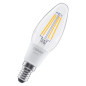 Preview: OSRAM LED Leuchtmittel SMART+ MATTER Filament CLASSIC shapes 4W 827 Filament DIM E14 Dimmbar Warm weiß 4099854530067