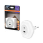 Preview: OSRAM LED Nachtlicht Lunetta Hexagon USB A&C 830 White Warm weiß 4099854532238