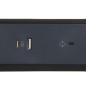 Preview: Legrand Drehbare Steckdosenleiste 3x Steckdose, USB-A, USB-C, SPD, 1,5m Kabel Schwarz 694512