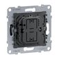 Preview: Legrand SEANO Universal-Tastdimmer-Einsatz ohne Neutralleiter, Phasenan-/-abschnitt mit automatischer Lasterkennung, Schraubklemmen, 3-125 W, 765041