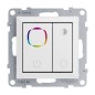 Preview: Legrand SEANO RGB-Dali-Dimmer 1 Bereich, manuelles Wechseln der Farben für DALI Vorschaltgeräte und Treiber Ultraweiß, 765145