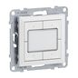Preview: Legrand SEANO 4-fach elektronischer Taster 0-24 V, max. 1A, Tasten separat ansteuerbar (beleuchtbar), inkl. Wippe, Ultraweiß, 765146