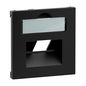 Preview: Legrand SEANO Abdeckung 1x RJ45 für Datendosen von Metz, Telegärtner und Rutenbeck, inkl. Beschriftungsfeld, Schwarz, 765358