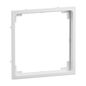 Preview: Legrand SEANO Zwischenring für den Einbau von Einsätzen 50x50 mm mit Abdeckung 50x50 mm gemäß DIN 49075, Ultraweiß, 765603