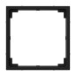 Preview: Legrand SEANO Zwischenring für den Einbau von Einsätzen 50x50 mm mit Abdeckung 50x50 mm gemäß DIN 49075, Schwarz, 765803