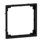 Preview: Legrand SEANO Zwischenring für den Einbau von Einsätzen 50x50 mm mit Abdeckung 50x50 mm gemäß DIN 49075, Schwarz, 765803