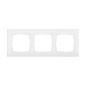 Preview: Legrand SEANO Natura 3-fach Rahmen aus Echtmaterial, nachhaltige Produktion und Verpackung, Designausführung: Weißes Glas, 766103