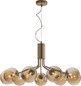Preview: Eco-Light 9120-S9 GO Honey Pendelleuchte 9fach G9 Champagne Messing