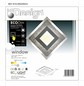 Preview: LUCE Design Window LED Wandleuchte 3000 K dimmbar 24W Silber