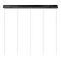 Preview: Lucide BERLIANE LED Pendelleuchten 5-fach 4W dimmbar Warmweiss Modern Transparent 65-164,5cm 00430/20/60