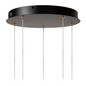 Preview: Lucide BERLIANE LED Pendelleuchten 5-fach 4W dimmbar Warmweiss Modern Transparent 65-164,5cm 00430/21/60