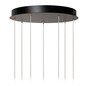 Preview: Lucide BERLIANE LED Pendelleuchten 7-fach 3,8W dimmbar Warmweiss Modern Transparent 65-164,5cm 00430/28/60