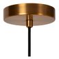 Preview: Lucide CORINA Pendelleuchte E27 Schwarz, Mattes Gold, Messing 03447/52/30