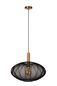 Preview: Lucide CORINA Pendelleuchte E27 Schwarz, Mattes Gold, Messing 03447/52/30
