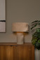 Preview: Lucide LEEROY E27 Tischlampe Modern Taupe 03548/52/41