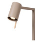 Preview: Lucide LESLEY GU10 Stehlampe Mit Leselampe Modern Taupe 03725/01/41