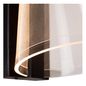Preview: Lucide KORGIS LED Wandleuchte 10W Transparent, Schwarz IP44 04213/10/30
