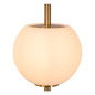 Preview: Lucide ELDA G9 Wandleuchte IP44 Retro Mattgold 04215/01/02