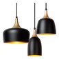 Preview: Lucide CHAYANNE E14 Pendelleuchten 8-fach Modern Schwarz 90-156,5cm 05446/08/30