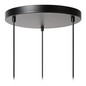 Preview: Lucide CHAYANNE E14 Pendelleuchten 3-fach Modern Schwarz 90-156,5cm 05446/13/30