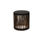 Preview: Lucide PINGI LED Tischlampe 3W dimmbar IP44 Warmweiss Modern Schwarz 06822/37/30