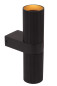 Preview: Lucide CLUBS GU10 Wandstrahler 2-fach Modern Schwarz 09239/02/30