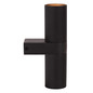 Preview: Lucide CLUBS GU10 Wandstrahler 2-fach Modern Schwarz 09239/02/30