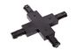 Preview: Lucide TRACK X-Verbinder 1-Phasen Stromschienensystem Schwarz 09950/08/30