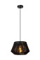 Preview: Lucide JESSICA Pendelleuchte E27 Schwarz 10421/30/30