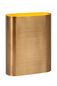 Preview: Lucide OVALIS Wandleuchte 2x E14 Mattes Gold, Messing 12219/02/02