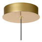 Preview: Lucide KLIGANDE LED Pendelleuchten 9W Warmweiss Modern Mattgold 70-150cm 13496/07/02