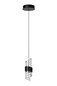 Preview: Lucide KLIGANDE LED Pendelleuchten 9W Warmweiss Modern Schwarz 70-150cm 13496/07/30