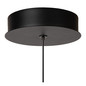 Preview: Lucide KLIGANDE LED Pendelleuchten 9W Warmweiss Modern Schwarz 70-150cm 13496/07/30