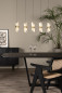 Preview: Lucide KLIGANDE LED Pendelleuchten 5-fach 7,8W dimmbar Warmweiss Modern Mattgold 70-150cm 13496/35/02