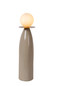 Preview: Lucide FIGARO G9 Tischlampe Modern Grau 13544/50/36