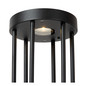Preview: Lucide JACKSON LED Pollerleuchte 2W dimmbar IP65 Steuerbare Lichtfarbe Modern Schwarz 15812/02/30
