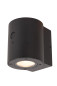 Preview: Lucide PERTH LED Wandleuchte 1W dimmbar IP65 Steuerbare Lichtfarbe Modern Schwarz 15817/01/30