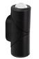 Preview: Lucide ERIN LED Wandstrahler 2-fach 5W IP65 Warmweiss Modern Schwarz 15820/10/30