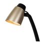 Preview: Lucide LUDO LED Schreibtischleuchte 4,5W drehbar Mattes Gold, Messing, Schwarz 18660/05/02