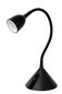 Preview: Lucide MILO LED Schreibtischleuchte 3,2W mit flexiblem Lesearm Schwarz 18673/03/30