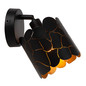 Preview: Lucide ALMELO E14 Wandstrahler Modern Schwarz 15-20cm 21234/01/30