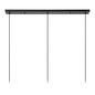 Preview: Lucide DANZA Pendelleuchte 3x E27 Mattes Gold, Messing, Schwarz 21428/03/02