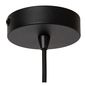 Preview: Lucide ROSAS Pendelleuchte E27 Schwarz, Mattes Gold, Messing 21433/01/30