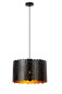 Preview: Lucide ALMELO E27 Pendelleuchten Modern Schwarz 60-155cm 21434/40/30