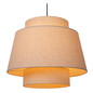 Preview: Lucide TRIBUTE E27 Pendelleuchten Landhausstil Beige 90-180cm 21435/60/38