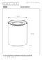 Preview: Lucide TUBE LED Tischlampe GU10 3-Stufen-Dimmer 5W dimmbar Weiß 22552/05/31