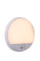Preview: Lucide HUPS IR LED Wandleuchte 10W Weiß, Opal Sensor IP54 22863/10/31