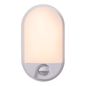 Preview: Lucide HUPS IR LED Wandleuchte 10W Weiß, Opal Sensor IP54 22863/10/31