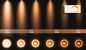 Preview: Lucide DORIAN LED Deckenleuchte GU10 Dim-to-warm 12W dimmbar 360° drehbar Schwarz 95Ra 22968/12/30