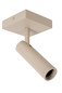 Preview: Lucide GRADO GU10 (MR11) Deckenstrahler Modern Taupe 22974/01/41